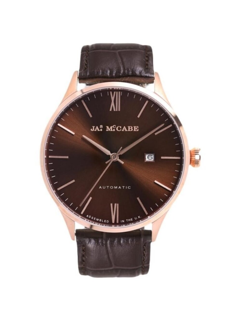 NWT James Mccabe London Automatic Brown Dial Men's Watch